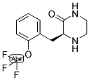 (S)-3-(2-TRIFLUOROMETHOXY-BENZYL)-PIPERAZIN-2-ONE Struktur