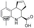 (3AR,4S,9BS)-6,9-DIMETHYL-3A,4,5,9B-TETRAHYDRO-3H-CYCLOPENTA[C]QUINOLINE-4-CARBOXYLIC ACID Struktur