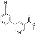 METHYL 5-(3-CYANOPHENYL)NICOTINATE Struktur