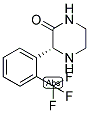 (R)-3-(2-TRIFLUOROMETHYL-PHENYL)-PIPERAZIN-2-ONE Struktur