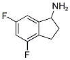 4,6-DIFLUORO-INDAN-1-YLAMINE Struktur