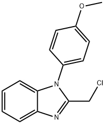 2-(CHLOROMETHYL)-1-(4-METHOXYPHENYL)-1H-BENZIMIDAZOLE Struktur