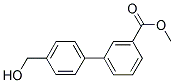 4'-HYDROXYMETHYL-BIPHENYL-3-CARBOXYLIC ACID METHYL ESTER Struktur