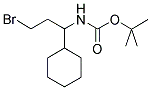 TERT-BUTYL 3-BROMO-1-CYCLOHEXYLPROPYLCARBAMATE Struktur