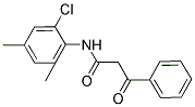 N-(2-CHLORO-4,6-DIMETHYLPHENYL)-3-OXO-3-PHENYLPROPANAMIDE Struktur