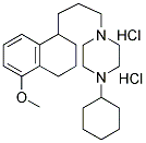 1-CYCLOHEXYL-4-(3-(5-METHOXY-1,2,3,4-TETRAHYDRONAPHTHALEN-1-YL)-N-PROPYL)PIPERAZINE DIHYDROCHLORIDE Struktur