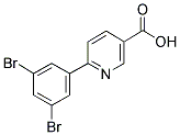 6-(3,5-DIBROMOPHENYL)NICOTINIC ACID Struktur