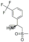 (S)-2-(METHYLSULFONYL)-1-(3-(TRIFLUOROMETHYL)PHENYL)ETHANAMINE Struktur