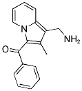 [1-(AMINOMETHYL)-2-METHYLINDOLIZIN-3-YL](PHENYL)METHANONE Struktur