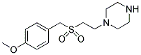 1-[2-(4-METHOXY-PHENYLMETHANESULFONYL)-ETHYL]-PIPERAZINE Struktur