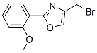 4-BROMOMETHYL-2-(2-METHOXY-PHENYL)-OXAZOLE Struktur