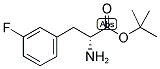 (R)-3-FLUOROPHENYLALANINE T-BUTYL ESTER Struktur