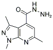 1,3,6-TRIMETHYL-1H-PYRAZOLO[3,4-B]PYRIDINE-4-CARBOXYLIC ACID HYDRAZIDE Struktur