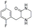 3-(2,5-DIFLUORO-BENZYL)-PIPERAZIN-2-ONE Struktur