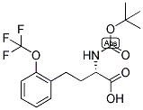 (S)-2-TERT-BUTOXYCARBONYLAMINO-4-(2-TRIFLUOROMETHOXY-PHENYL)-BUTYRIC ACID Struktur