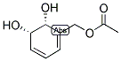 CIS-(1S,2R)-3-ACETOXYMETHYL-3,5-CYCLOHEXADIENE-1,2- DIOL Struktur