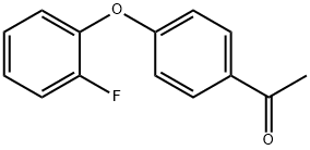 4'-(2-FLUOROPHENOXY)ACETOPHENONE Struktur