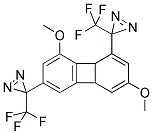 1,6-BIS[3-(TRIFLUOROMETHYL)-3H-DIAZIRIN-3-YL]-3,8-DIMETHOXY-DIBENZENE Struktur