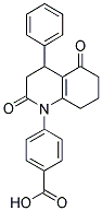 4-(2,5-DIOXO-4-PHENYL-3,4,5,6,7,8-HEXAHYDRO-2H-QUINOLIN-1-YL)-BENZOIC ACID Struktur