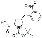 BOC-(R)-GAMMA-(2-NITRO-BENZYL)-L-PROLINE Struktur