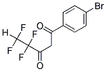 1-(4-BROMOPHENYL)-4,4,5,5-TETRAFLUOROPENTANE-1,3-DIONE Struktur