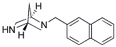 2-NAPHTHALEN-2-YLMETHYL-2,5-DIAZA-BICYCLO[2.2.1]HEPTANE Struktur