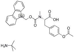 FMOC-L-METYR(AC)-OH TBA Struktur