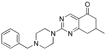 2-(4-BENZYLPIPERAZIN-1-YL)-7-METHYL-7,8-DIHYDROQUINAZOLIN-5(6H)-ONE