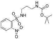 N-(2-NITROBENZENESULFONYL)-N'-(TERT-BUTYLOXYCARBONYL)-1,3-DIAMINOPROPANE Struktur