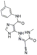 5-{(2Z)-2-[1-CYANO-2-(METHYLAMINO)-2-OXOETHYLIDENE]HYDRAZINO}-N-(3-METHYLPHENYL)-1H-IMIDAZOLE-4-CARBOXAMIDE