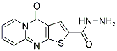 4-OXO-4H-1-THIA-4A,9-DIAZA-CYCLOPENTA[B]NAPHTHALENE-2-CARBOXYLIC ACID HYDRAZIDE Struktur