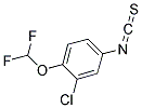 2-CHLORO-1-DIFLUOROMETHOXY-4-ISOTHIOCYANATO-BENZENE Struktur