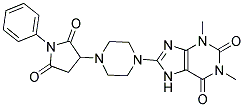 8-(4-(2,5-DIOXO-1-PHENYLPYRROLIDIN-3-YL)PIPERAZIN-1-YL)-1,3-DIMETHYL-1H-PURINE-2,6(3H,7H)-DIONE Struktur