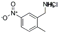 2-METHYL-5-NITROBENZYLAMINE HYDROCHLORIDE Struktur