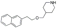 4-([2-(2-NAPHTHYL)ETHOXY]METHYL)PIPERIDINE Struktur