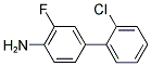 2'-CHLORO-3-FLUORO[1,1'-BIPHENYL]-4-AMINE Struktur