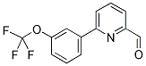 6-[3-(TRIFLUOROMETHOXY)PHENYL]PYRIDINE-2-CARBALDEHYDE Struktur