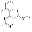 ETHYL-2-ETHYL-4-(2-IODOPHENYL)-5-PYRIMIDINE CARBOXYLATE Struktur