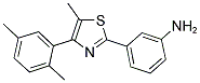 3-[4-(2,5-DIMETHYL-PHENYL)-5-METHYL-THIAZOL-2-YL]-PHENYLAMINE Struktur