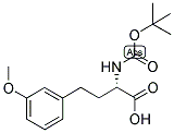 (S)-2-TERT-BUTOXYCARBONYLAMINO-4-(3-METHOXY-PHENYL)-BUTYRIC ACID Struktur