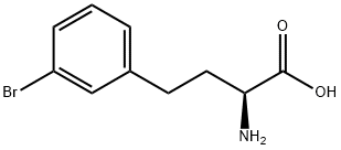 (S)-2-AMINO-4-(3-BROMO-PHENYL)-BUTYRIC ACID Struktur