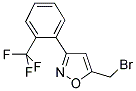 5-BROMOMETHYL-3-(2-TRIFLUOROMETHYL-PHENYL)-ISOXAZOLE Struktur