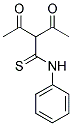 2-ACETYL-3-OXO-N-PHENYLBUTANETHIOAMIDE Struktur