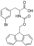 FMOC-DL-3-BROMOPHENYLALANINE Struktur