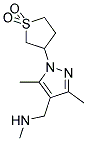 N-[[1-(1,1-DIOXIDOTETRAHYDROTHIEN-3-YL)-3,5-DIMETHYL-1H-PYRAZOL-4-YL]METHYL]-N-METHYLAMINE Struktur