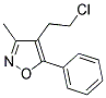 4-(2-CHLOROETHYL)-3-METHYL-5-PHENYLISOXAZOLE Struktur