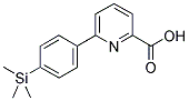 6-[4-(TRIMETHYLSILYL)PHENYL]PYRIDINE-2-CARBOXYLIC ACID Struktur