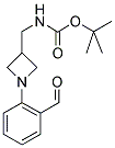 [1-(2-FORMYL-PHENYL)-AZETIDIN-3-YLMETHYL]-CARBAMIC ACID TERT-BUTYL ESTER Struktur