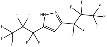 3,5-BIS(PERFLUOROPROPYL)PYRAZOLE Struktur