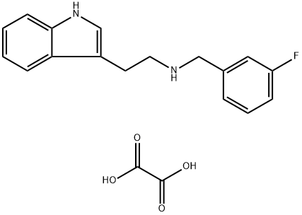 (3-FLUORO-BENZYL)-[2-(1H-INDOL-3-YL)-ETHYL]-AMINE OXALATE Struktur